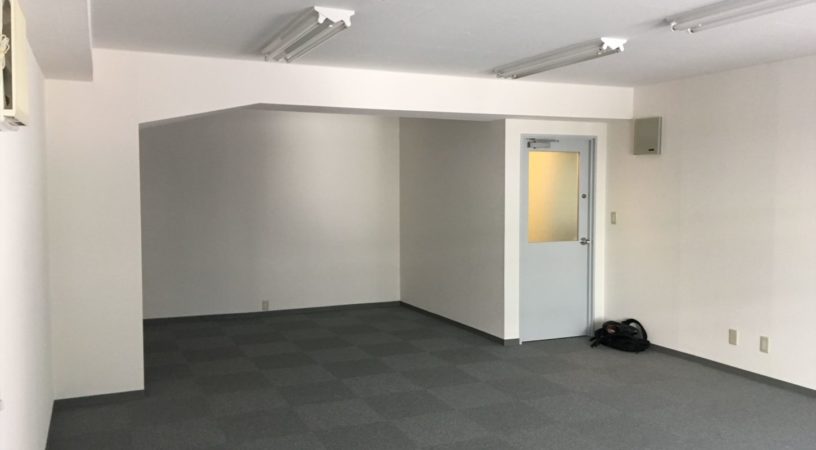 渋谷区オフィスの原状回復英会話教室施工後